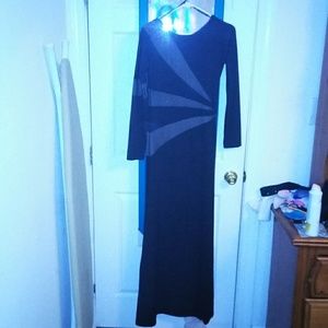 Black Venus evening dress